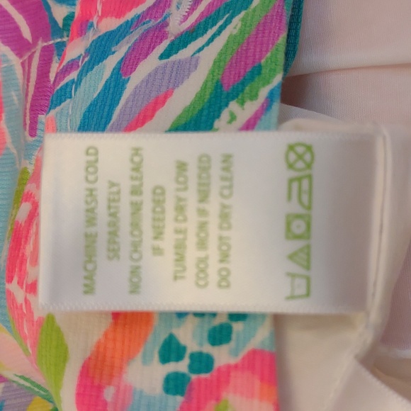 Pink/Blue/Green Floral Skort NO SIZE By Lilly Pulitzer. Please see measurements - Picture 9 of 10